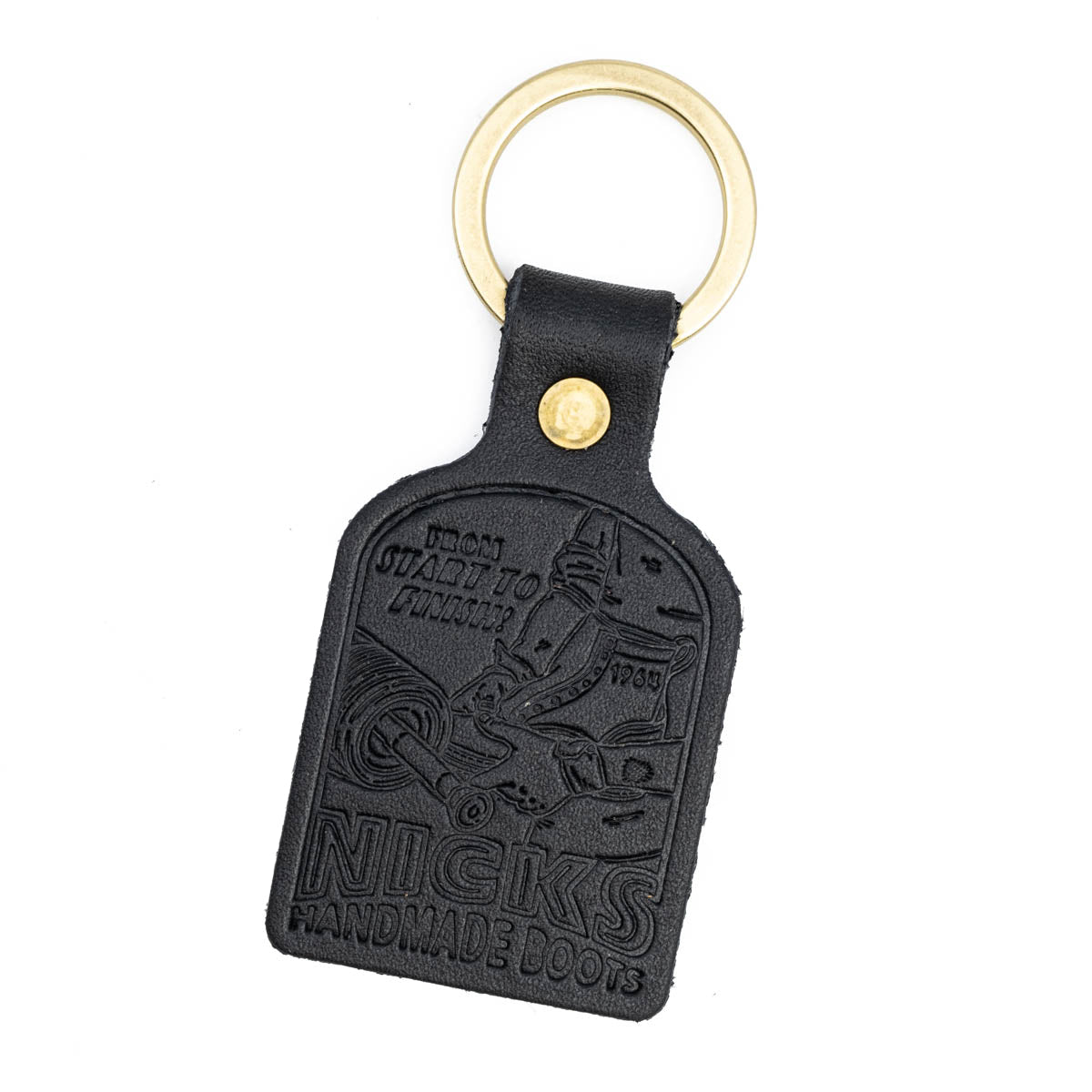 Nicks Vintage Leather Key Fob - Image 8